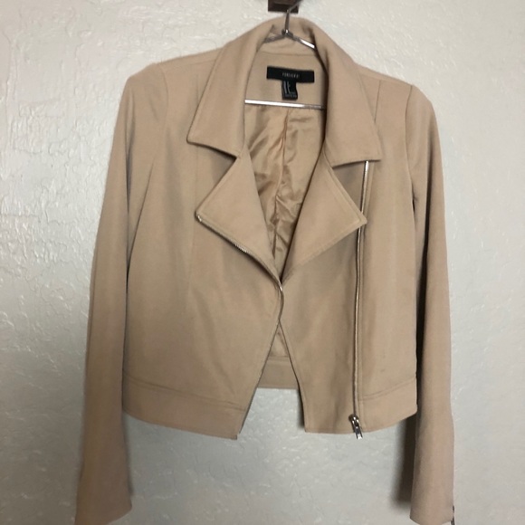 Great quality Cream Moto jacket - Picture 3 of 7